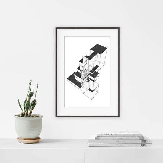 Architect N°1 - Picture Frame Graphic Art Print on Paper