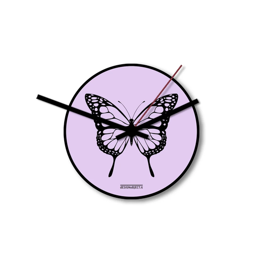 Butterfly 12cm Wall Clock
