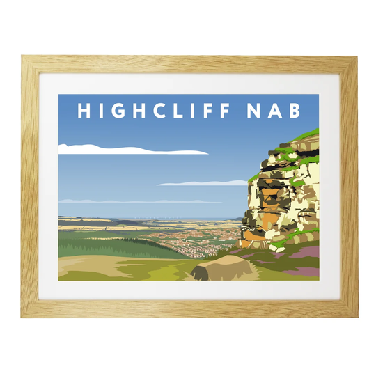 Highcliff Nab by Richard O'Neil - Graphic Art Print on Paper