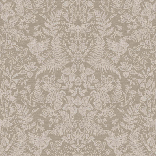 Holden Decor Woodland Stitch Taupe Wallpaper