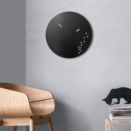 Cat 44cm Wall Clock