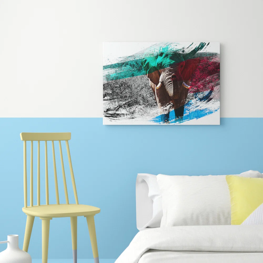 'Elephant' Graphic Art Print Poster