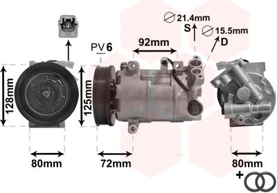 Compressor, air conditioning *** IR PLUS *** 4300K489
