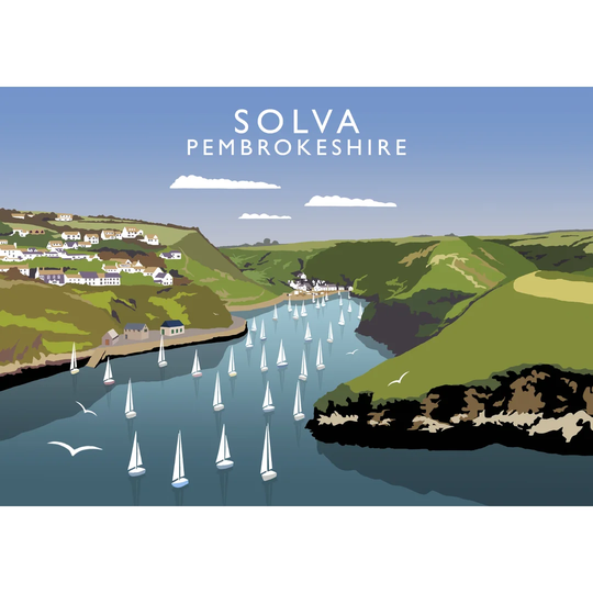 Solva by Richard O'Neil - Graphic Art Print on Paper