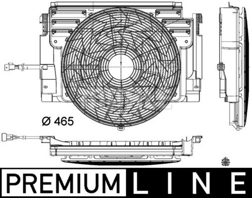 Air Conditioning fan 8EW351105-101 by BEHR