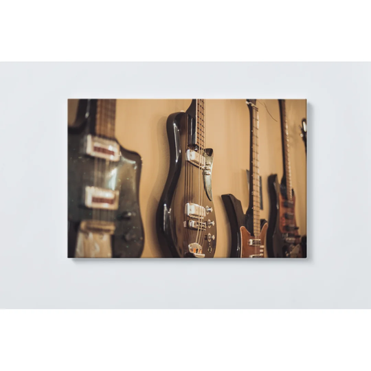 Guitar Magnetic Wall Mounted Cork Board