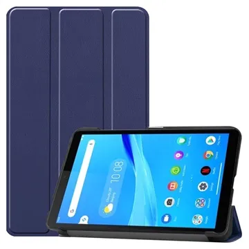 Tri-Fold Series Lenovo Tab M7 Folio Case - Blue
