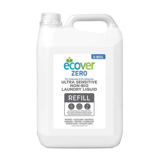 Ecover Zero Non-Bio Laundry Liquid - 5L Refill