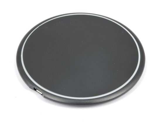 15W QI Enabled Wireless Charger Pad - Black