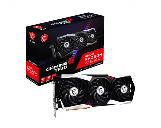 MSI Radeon RX 6750 XT GAMING X TRIO 12GB Graphics Card
