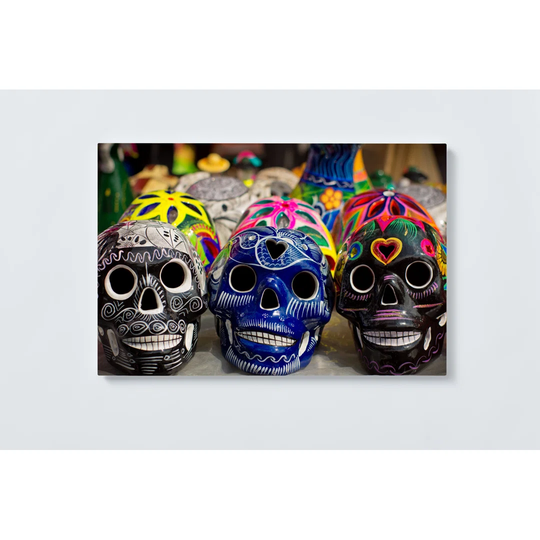 Day Of The Dead Magnetic Wall Mounted Cork Board