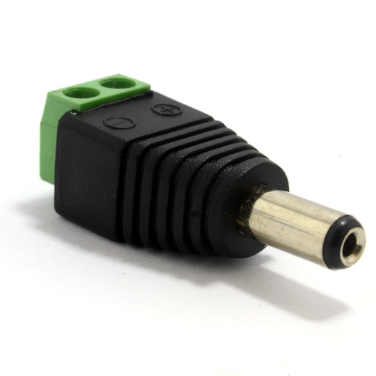 kenable Easy Wire Power 2.1mm DC Plug For CCTV Cameras With Screw Terminals