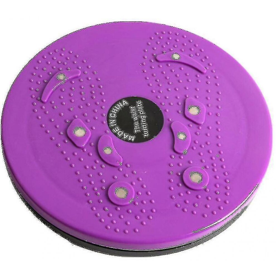 Footprint Waist Twisting Disk Magnet Waist Twisting Machinepurple