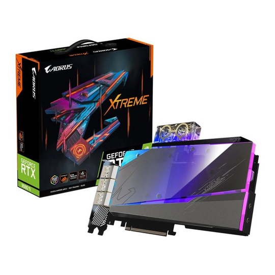 Gigabyte GeForce RTX 3080 Ti 12GB GDDR6X AORUS XTREME WATERFORCE WB Graphics Card