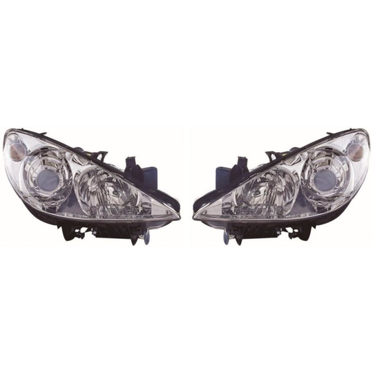 Peugeot 307CC Convertible 7/2005-2009 Headlights Headlamps 1 Pair O/S & N/S