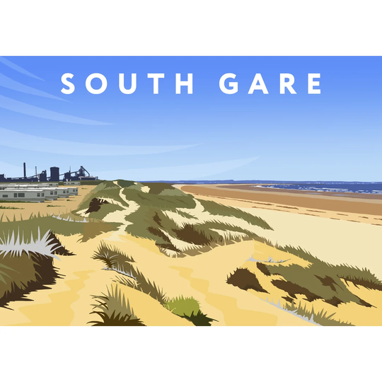 South Gare by Richard O'Neil - Graphic Art Print on Paper
