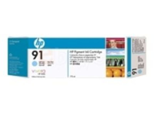HP 91 Light Cyan Original Ink Cartridge - Standard Yield 775ml - C9470A
