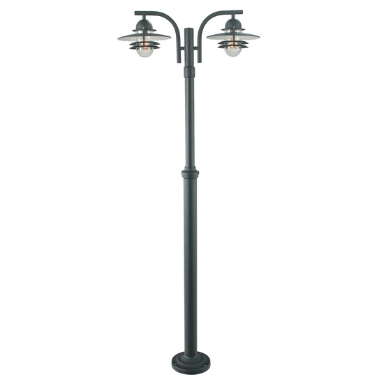 2 Light 238cm Post Lantern Set
