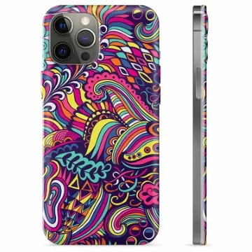 iPhone 12 Pro Max TPU Case - Abstract Flowers