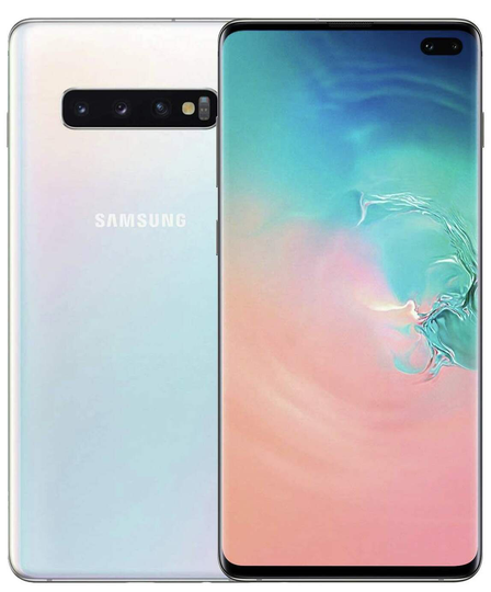 SIM Free Refurbished Samsung S10 Plus 128GB Phone - White