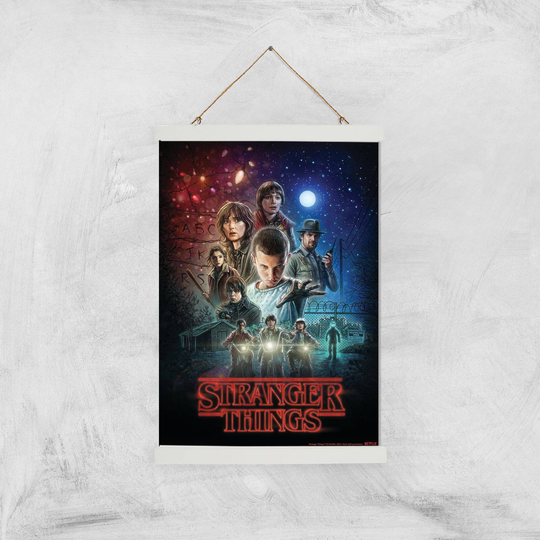Stranger Things Season One Poster Giclee Art Print - A3 - White Hanger