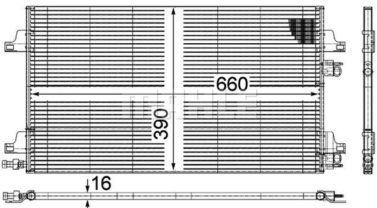 Condenser Air Conditioning 8FC351301-641 by BEHR