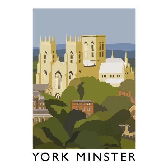 York Minster by Richard O'Neil - Graphic Art Print on Paper