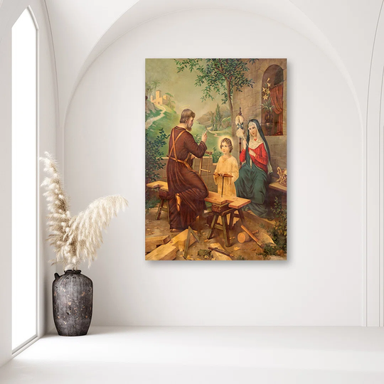 Canvas Print REPRODUCTION Holy Family