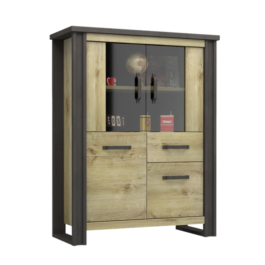 Rizwan 119Cm Wide 1 Drawer Highboard
