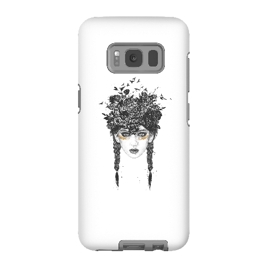 Balazs Solti Native Girl Phone Case for iPhone and Android - Samsung S8 - Tough Case - Gloss