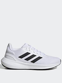 adidas Runfalcon 3.0 - White/Black, White/Black, Size 3.5, Women
