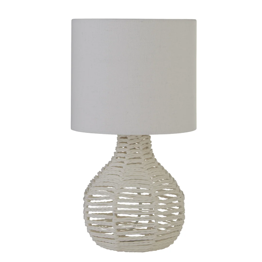Delacroy 31.5Cm White Table Lamp