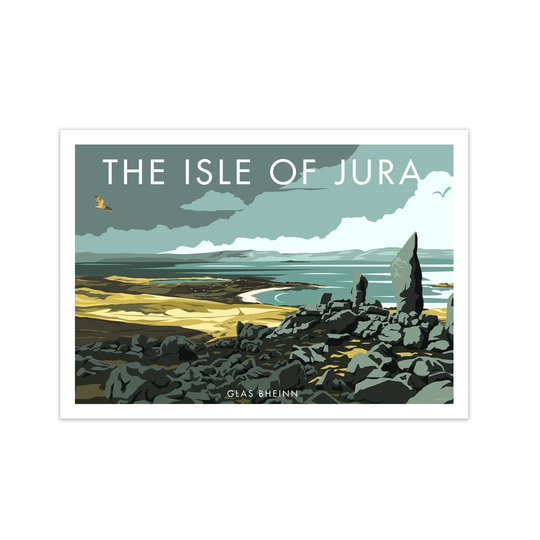 Isle of Jura Glas Bheinn by Stephen Millership - Graphic Art Print on Paper