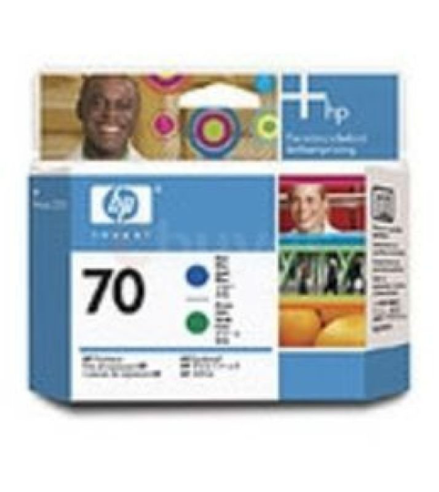 HP 70 Blue & Green Original DesignJet Printhead For use with - Designjet Z3200 & Z3100 - C9408A
