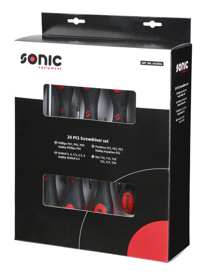 Screwdriver set 20 pcs. 602006
