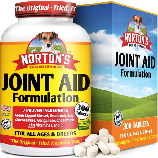 Norton's Joint Supplement for Dog 300 Tablets With Green Lipped Mussel