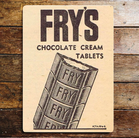 Frys Chocolates Cream Tablets Wall Décor