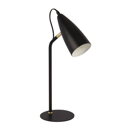 Black And Gold Spotlight Table Lamp