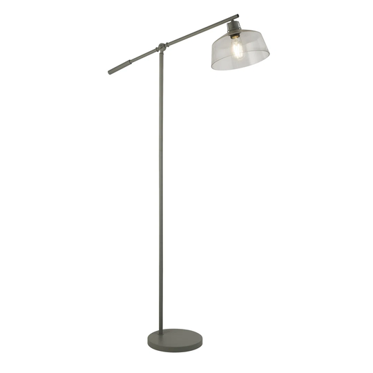 Fresnel 139cm Gray Reading Floor Lamp