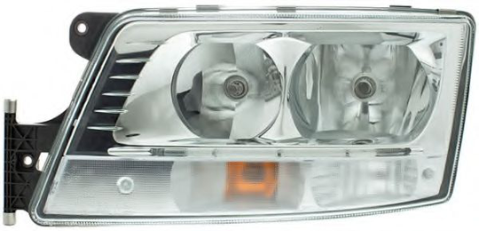 Headlight Halogen 1LH354987-071 by Hella Left