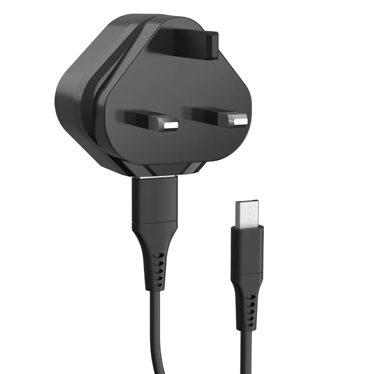 MIXX Mains Charger with Micro Cable - Black
