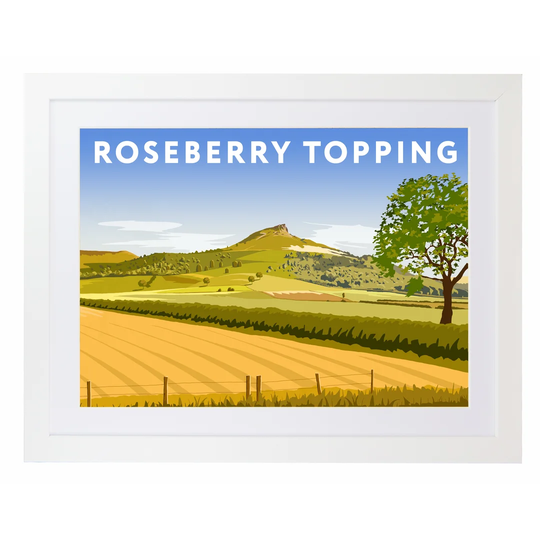 'Roseberry Topping 6 by Richard O'Neil - Graphic Art Print on Paper