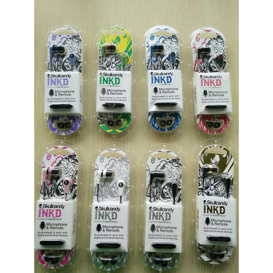 (Pink) 2.0 Skullcandy Supreme Earbuds Earphones Headphones Bass With MIC