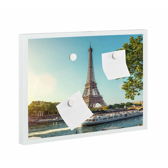 Paris Eiffel Tower Magnetic Wall Mounted Photo Memo Board