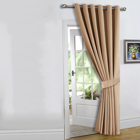 Bernards Grommet Eyelet Blackout Thermal Door Curtain