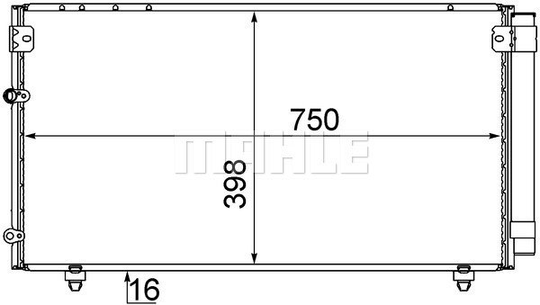 Condenser Air Conditioning 8FC351310-171 by BEHR