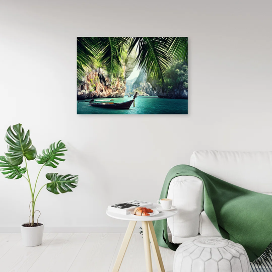 Canvas Print, Green Landscapes