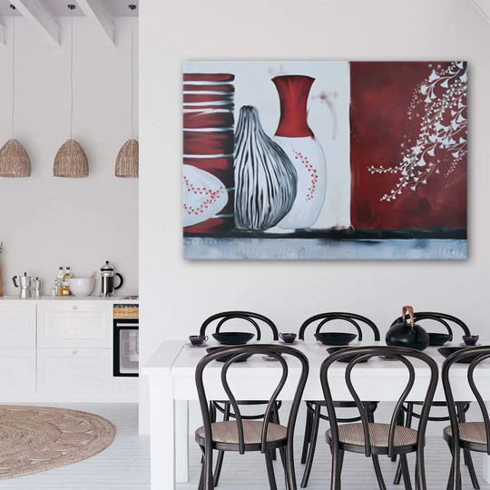 Canvas Print Still Life Vase