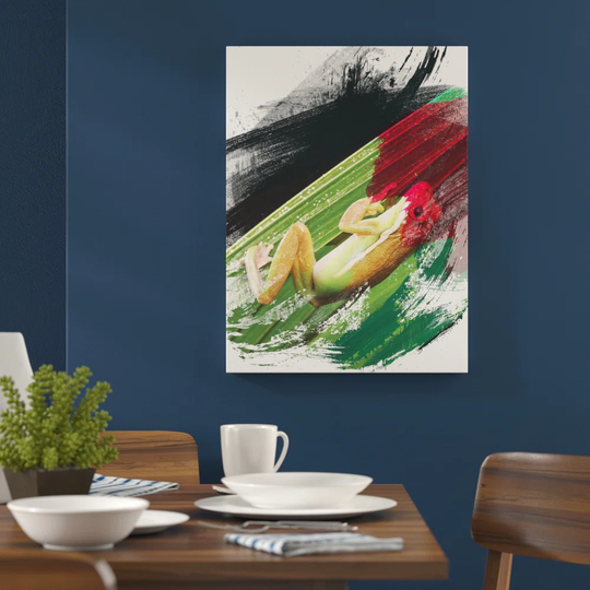 'Frog' Graphic Art Print Poster