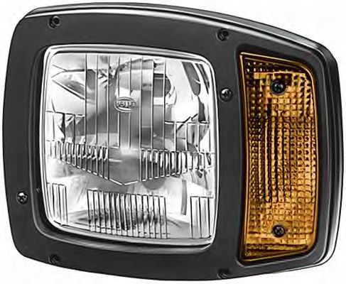 Headlight Halogen 1LA996074-047 by Hella Left/Right